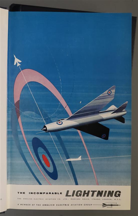 Janes - Janes All the Worlds Aircraft, 10 vols (years 1952/53 and 1959/60 with djs), qto, cloth, London